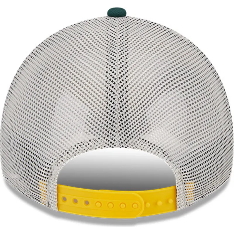 mutsid-kumer-roheline-snapback-9twenty-stripe-oakland-athletics-mlb-new-era