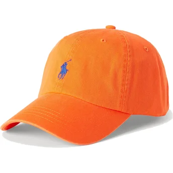 Mütsid kumer oranž reguleeritav Cotton Chino Classic Sport Polo Ralph Lauren