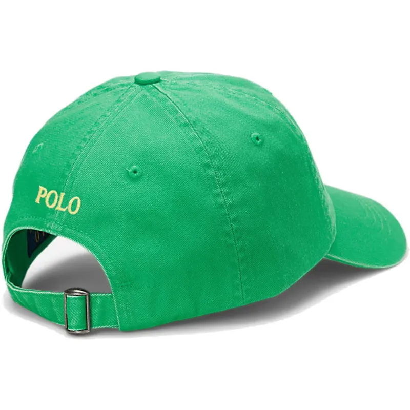 mutsid-kumer-roheline-reguleeritav-cotton-chino-classic-sport-polo-ralph-lauren