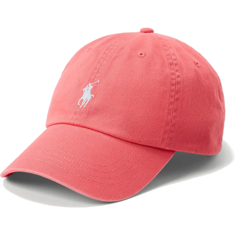 mutsid-kumer-punane-reguleeritav-cotton-chino-classic-sport-polo-ralph-lauren