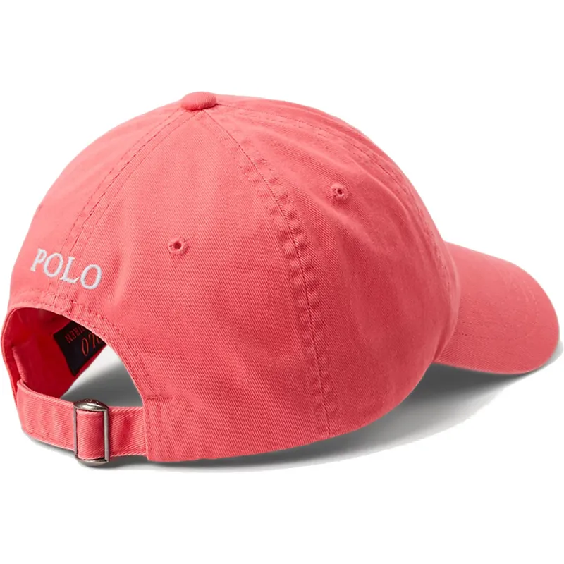 mutsid-kumer-punane-reguleeritav-cotton-chino-classic-sport-polo-ralph-lauren