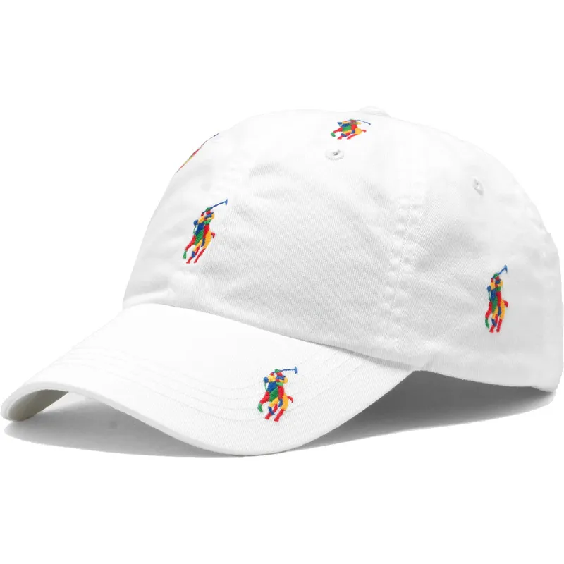 mutsid-kumer-valge-reguleeritav-multicolor-classic-sport-multi-polo-ralph-lauren