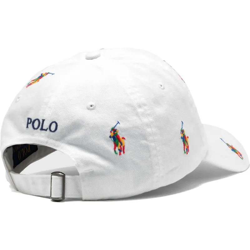 mutsid-kumer-valge-reguleeritav-multicolor-classic-sport-multi-polo-ralph-lauren