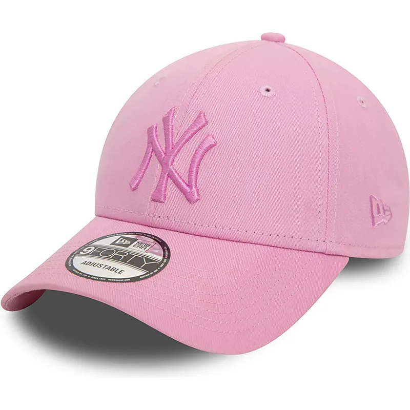 mutsid-kumer-roosa-reguleeritav-9forty-league-essential-new-york-yankees-mlb-new-era