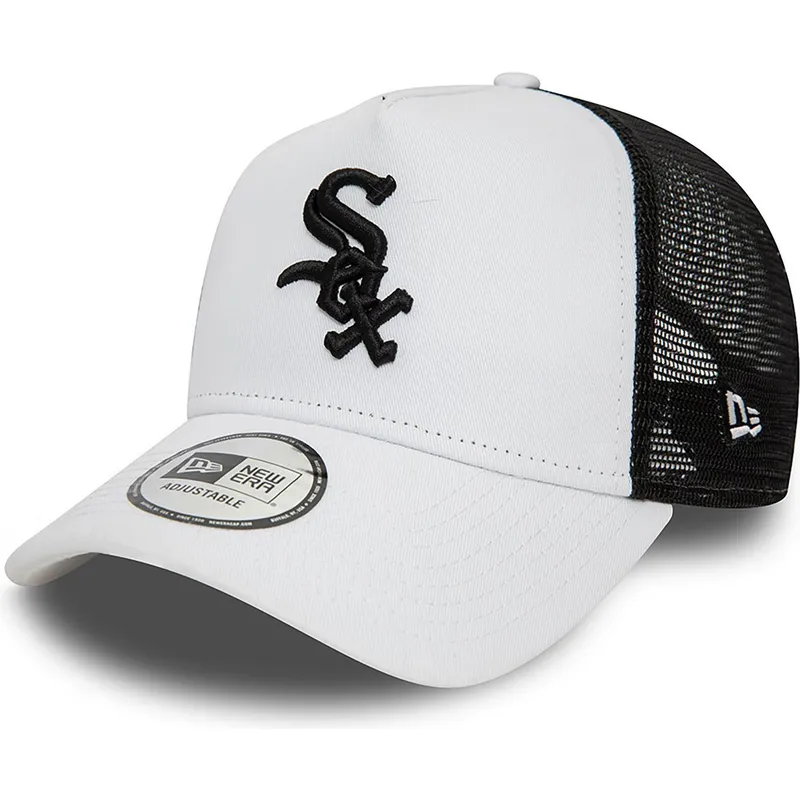 mutsid-kumer-valge-snapback-a-frame-league-essential-chicago-white-sox-mlb-new-era