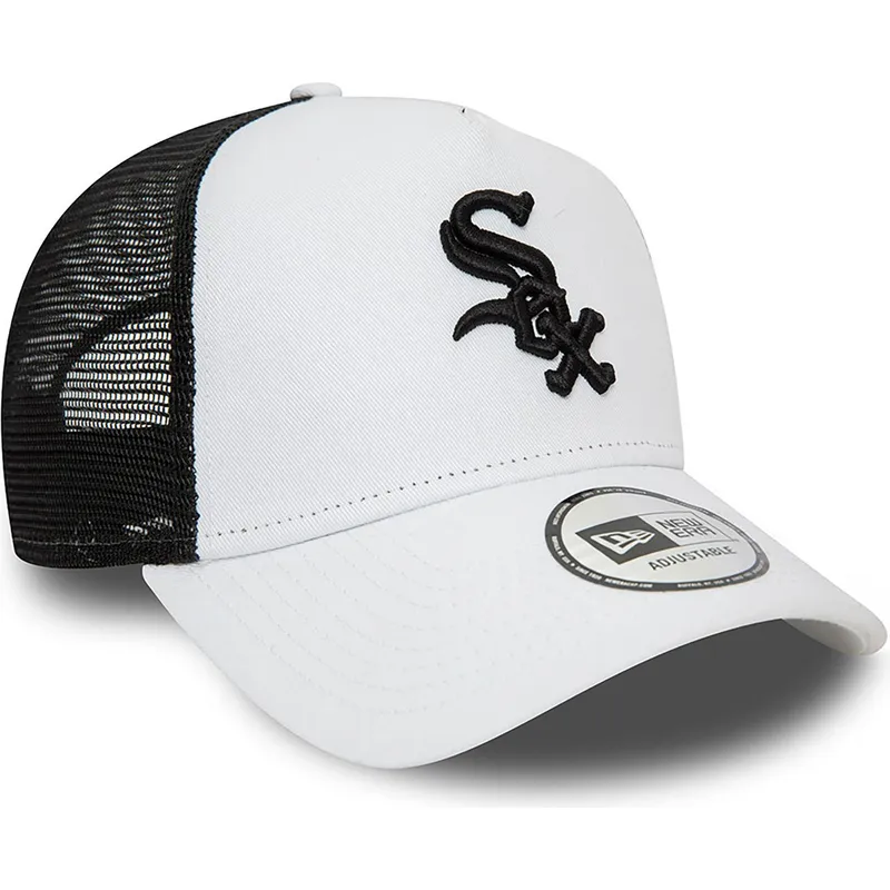 mutsid-kumer-valge-snapback-a-frame-league-essential-chicago-white-sox-mlb-new-era