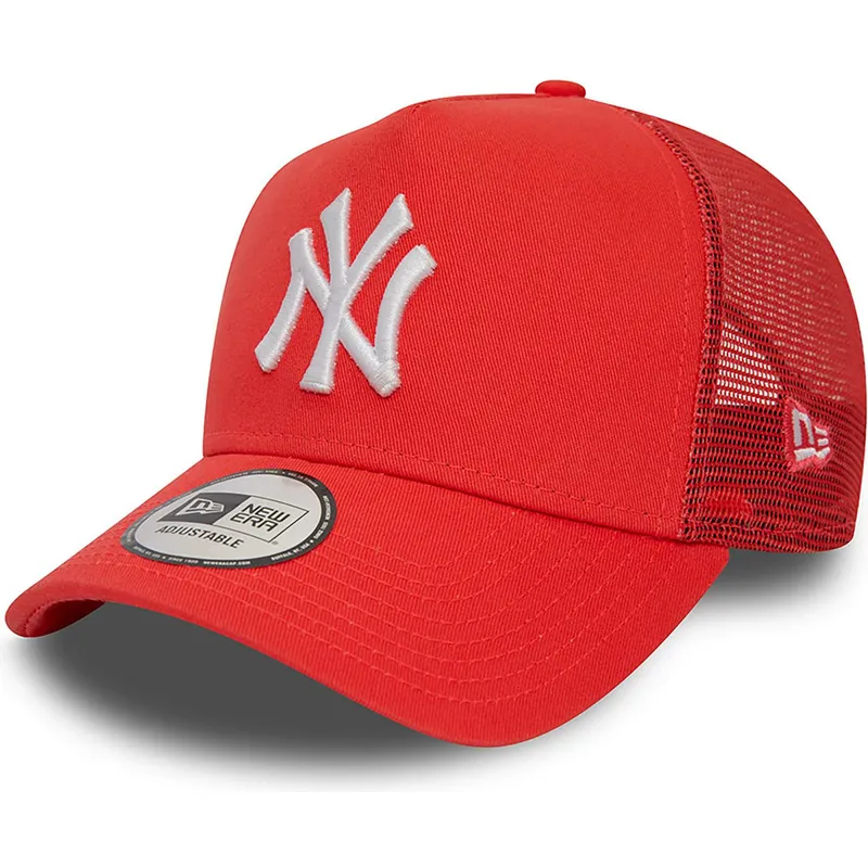 mutsid-kumer-punane-snapback-a-frame-league-essential-new-york-yankees-mlb-new-era