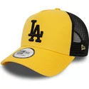 mutsid-kumer-kollane-snapback-a-frame-league-essential-los-angeles-dodgers-mlb-new-era