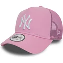 mutsid-kumer-roosa-snapback-a-frame-league-essential-new-york-yankees-mlb-new-era
