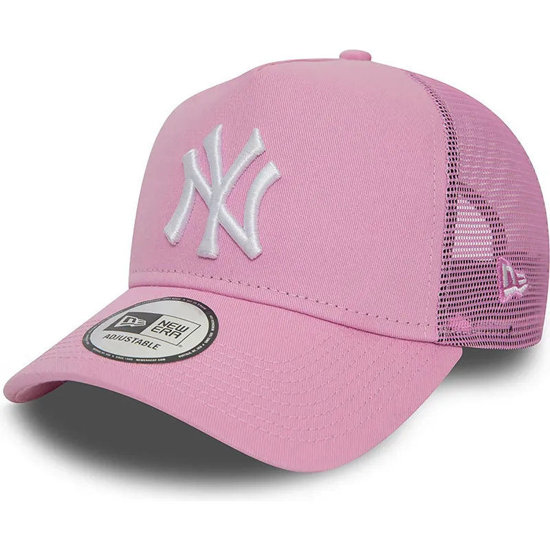 mutsid-kumer-roosa-snapback-a-frame-league-essential-new-york-yankees-mlb-new-era