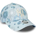mutsid-kumer-sinine-reguleeritav-9forty-floral-all-over-print-new-york-yankees-mlb-new-era