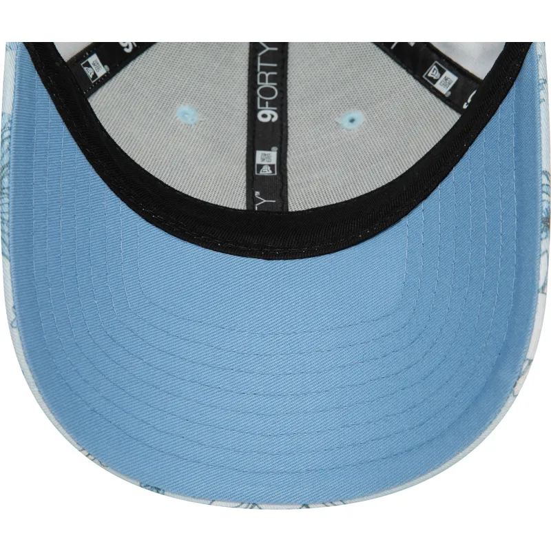 mutsid-kumer-sinine-reguleeritav-9forty-floral-all-over-print-new-york-yankees-mlb-new-era
