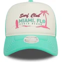 mutsid-kumer-roheline-snapback-a-frame-foam-front-miami-surf-club-florida-new-era