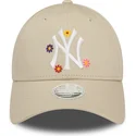 mutsid-kumer-beez-reguleeritav-9forty-flower-new-york-yankees-mlb-new-era