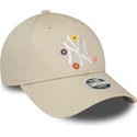 mutsid-kumer-beez-reguleeritav-9forty-flower-new-york-yankees-mlb-new-era