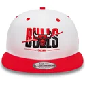 mutsid-lame-punane-snapback-9fifty-white-crown-chicago-bulls-nba-new-era
