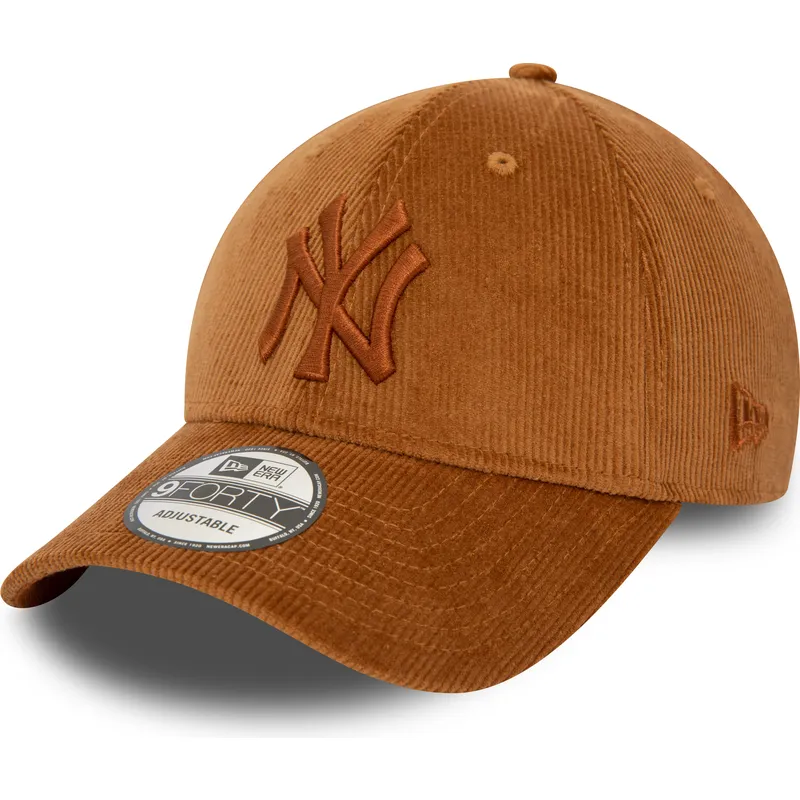 mutsid-kumer-pruun-reguleeritav-9forty-cord-new-york-yankees-mlb-new-era