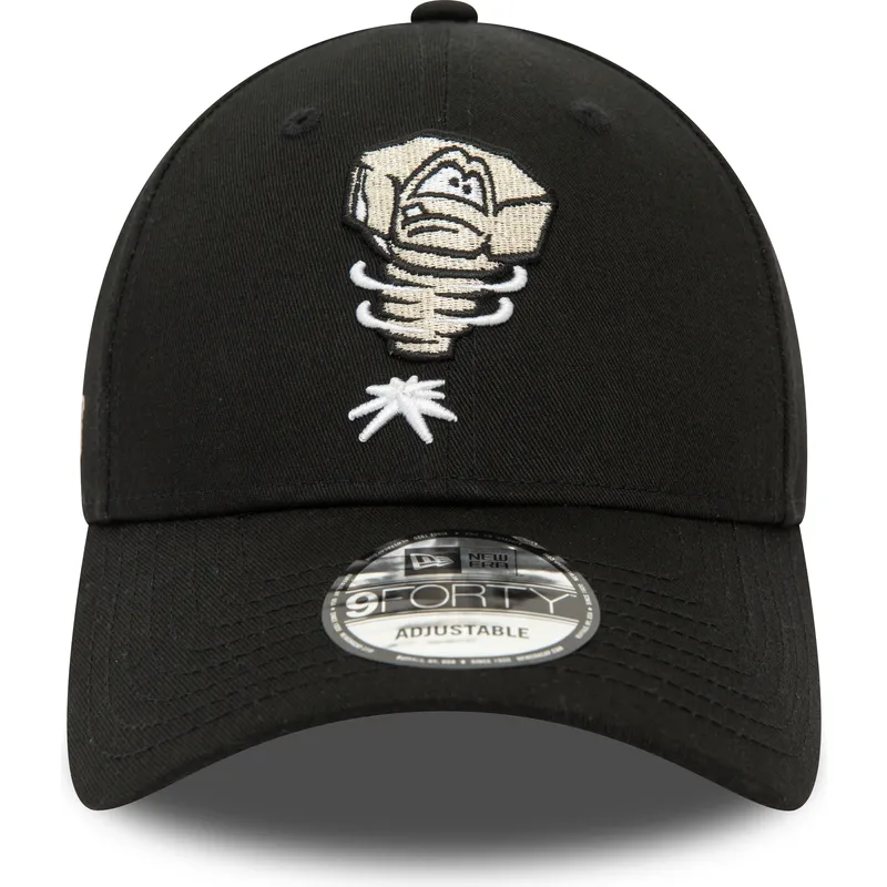 mutsid-kumer-must-reguleeritav-9forty-minor-league-lansing-lugnuts-milb-new-era
