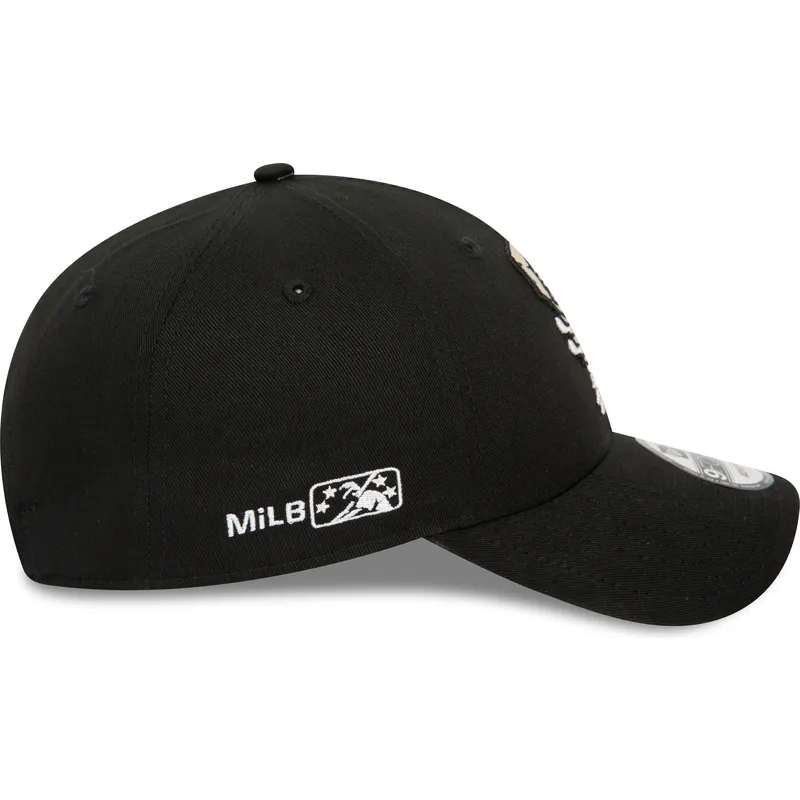 mutsid-kumer-must-reguleeritav-9forty-minor-league-lansing-lugnuts-milb-new-era