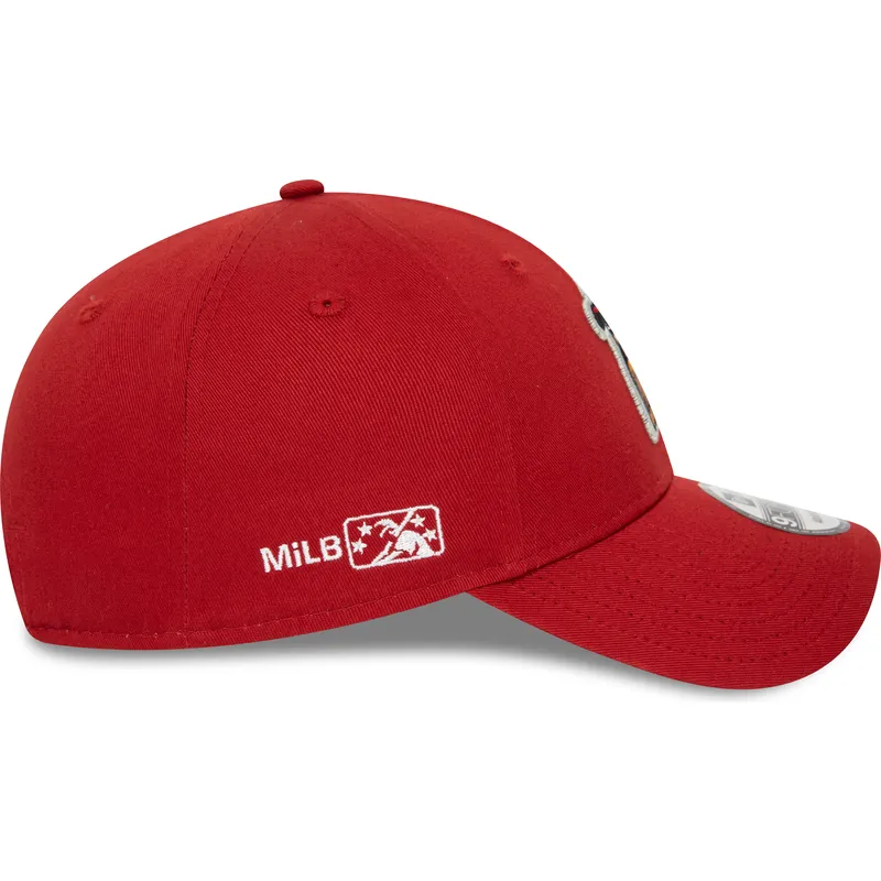 mutsid-kumer-punane-reguleeritav-9forty-minor-league-modesto-nuts-milb-new-era