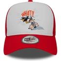 mutsid-kumer-punane-snapback-a-frame-character-pato-lucas-y-porky-pig-looney-tunes-new-era