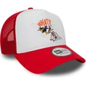 mutsid-kumer-punane-snapback-a-frame-character-pato-lucas-y-porky-pig-looney-tunes-new-era