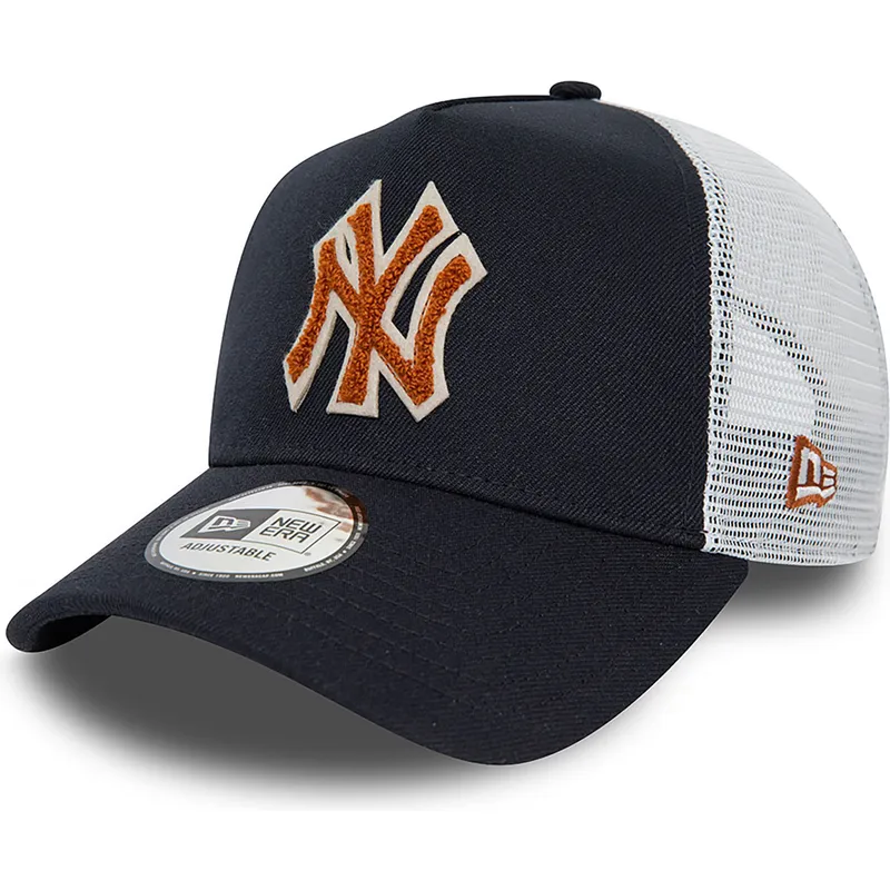 mutsid-kumer-meresinine-snapback-a-frame-boucle-new-york-yankees-mlb-new-era