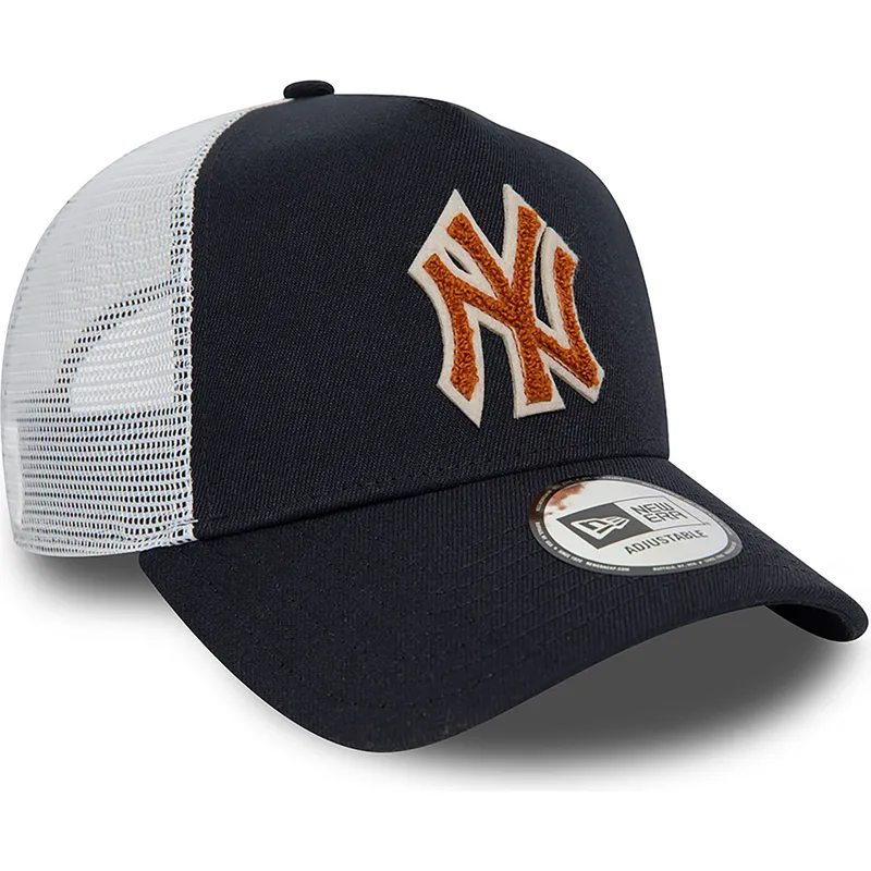 mutsid-kumer-meresinine-snapback-a-frame-boucle-new-york-yankees-mlb-new-era