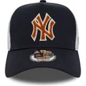 mutsid-kumer-meresinine-snapback-a-frame-boucle-new-york-yankees-mlb-new-era