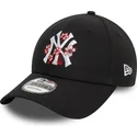 mutsid-kumer-must-reguleeritav-9forty-flower-icon-new-york-yankees-mlb-new-era