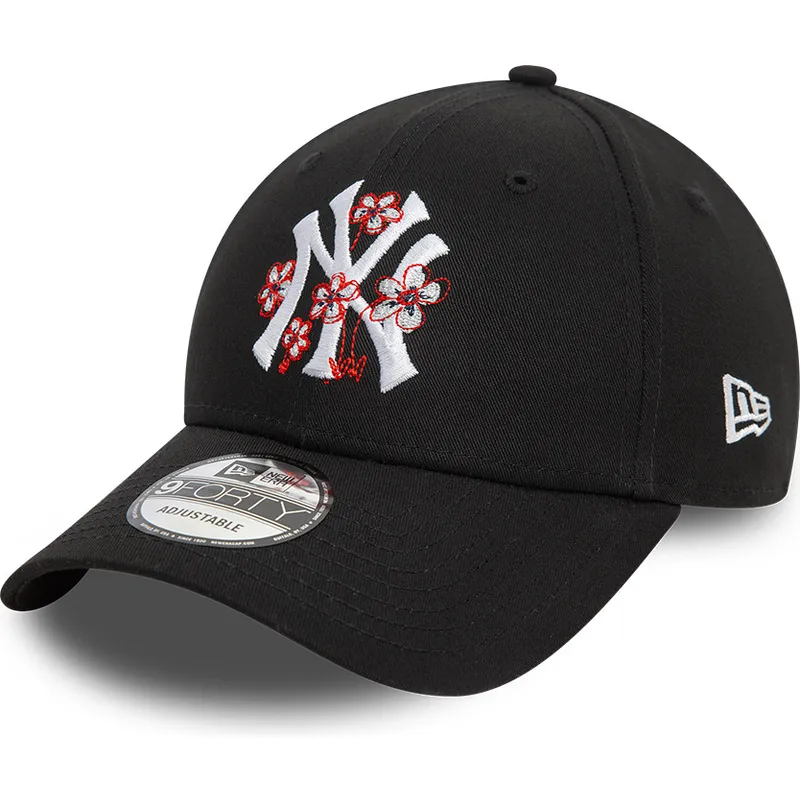mutsid-kumer-must-reguleeritav-9forty-flower-icon-new-york-yankees-mlb-new-era