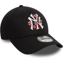 mutsid-kumer-must-reguleeritav-9forty-flower-icon-new-york-yankees-mlb-new-era