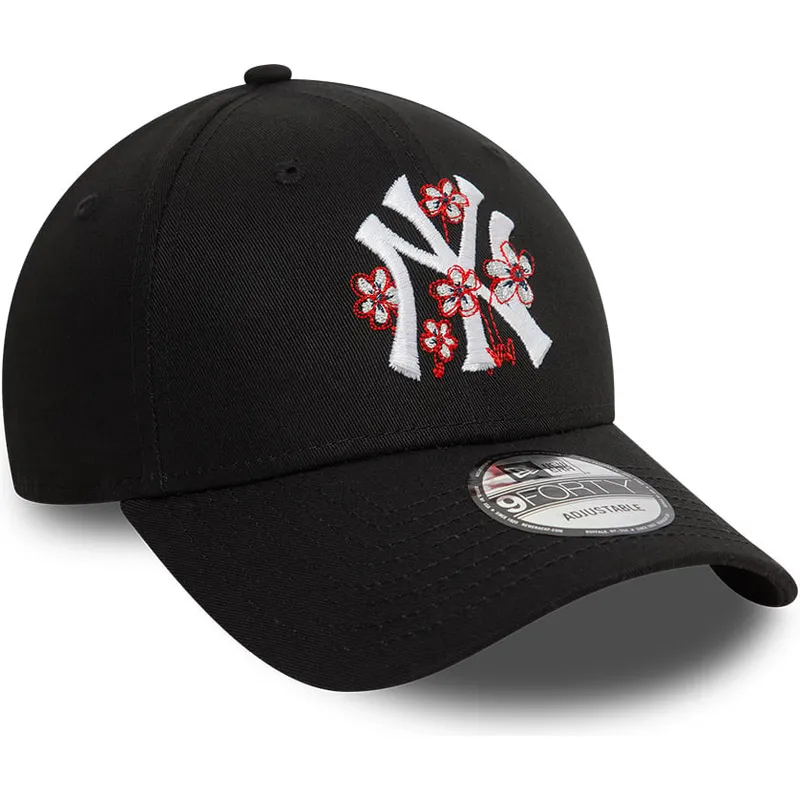 mutsid-kumer-must-reguleeritav-9forty-flower-icon-new-york-yankees-mlb-new-era