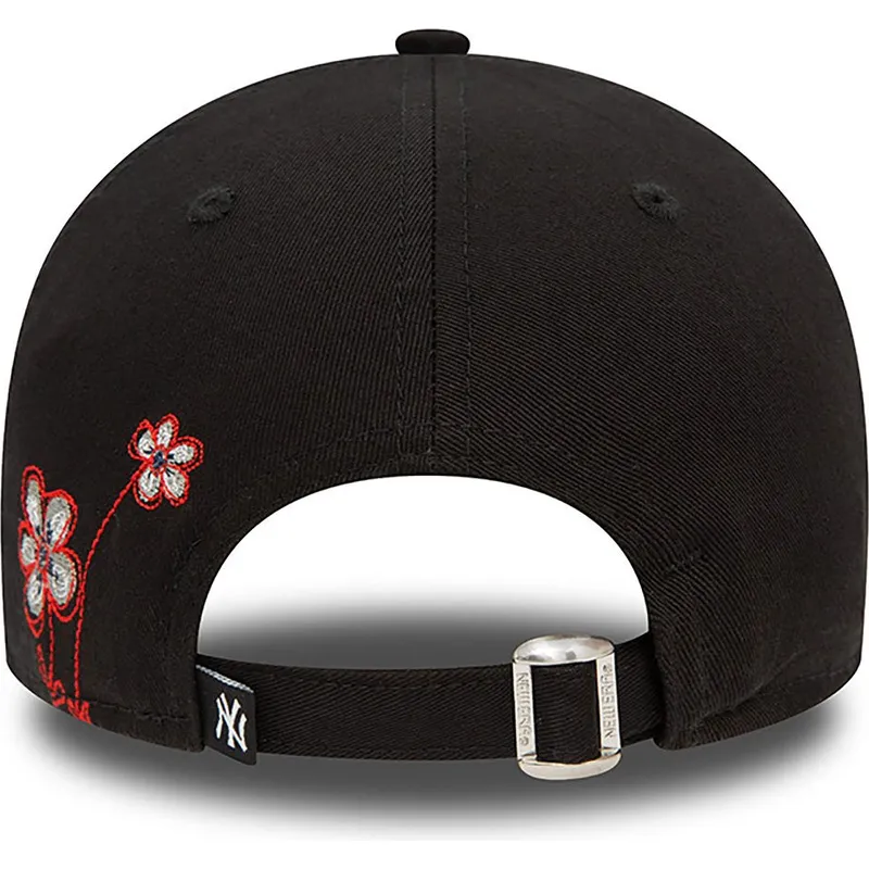 mutsid-kumer-must-reguleeritav-9forty-flower-icon-new-york-yankees-mlb-new-era