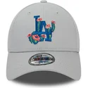 mutsid-kumer-hall-reguleeritav-9forty-flower-icon-los-angeles-dodgers-mlb-new-era
