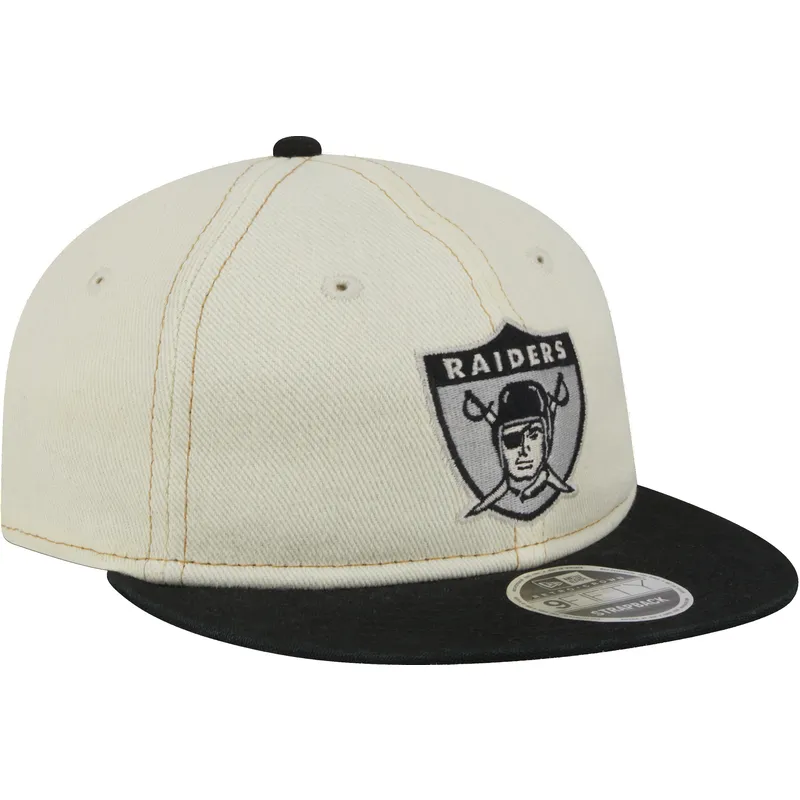 mutsid-lame-beez-reguleeritav-9fifty-retro-crown-denim-oakland-raiders-nfl-new-era