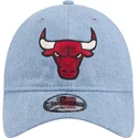 mutsid-kumer-sinine-reguleeritav-rihm-9twenty-washed-denim-chicago-bulls-nba-new-era