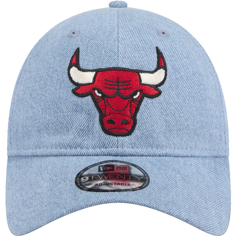 mutsid-kumer-sinine-reguleeritav-rihm-9twenty-washed-denim-chicago-bulls-nba-new-era