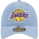 mutsid-kumer-sinine-reguleeritav-9twenty-washed-denim-los-angeles-lakers-nba-new-era