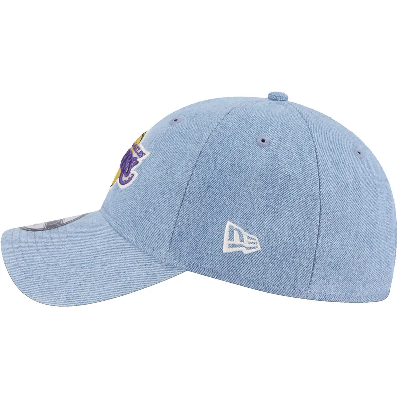 mutsid-kumer-sinine-reguleeritav-9twenty-washed-denim-los-angeles-lakers-nba-new-era