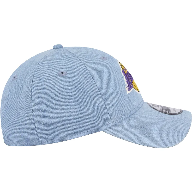 mutsid-kumer-sinine-reguleeritav-9twenty-washed-denim-los-angeles-lakers-nba-new-era