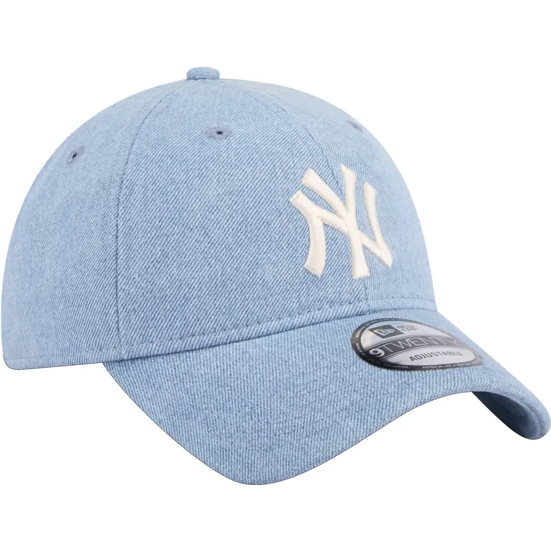 mutsid-kumer-sinine-reguleeritav-9twenty-washed-denim-new-york-yankees-mlb-new-era