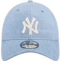 mutsid-kumer-sinine-reguleeritav-9twenty-washed-denim-new-york-yankees-mlb-new-era
