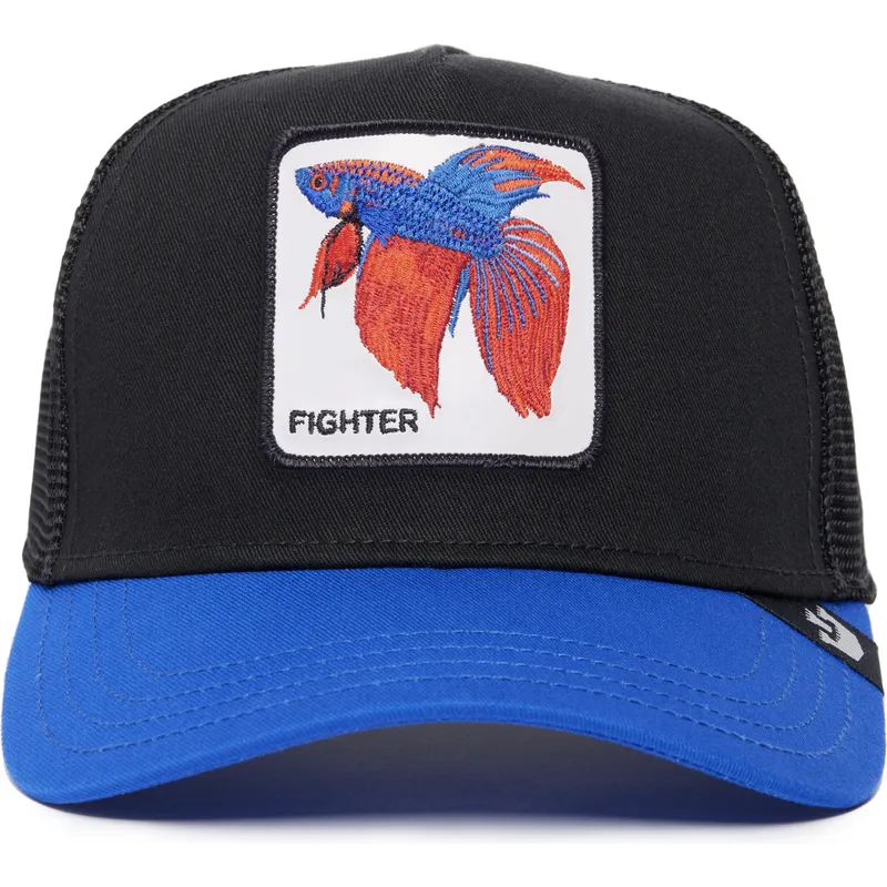 cap-kumer-black-snapback-pez-luchador-siam-fighter-the-farm-premium-the-farm-de-goorin-bros