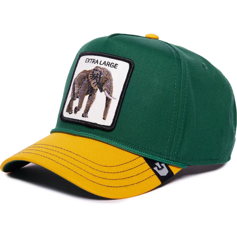 mutsid-kumer-roheline-snapback-extra-large-100-the-farm-all-over-canvas-the-farm-goorin-bros