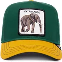 mutsid-kumer-roheline-snapback-extra-large-100-the-farm-all-over-canvas-the-farm-goorin-bros