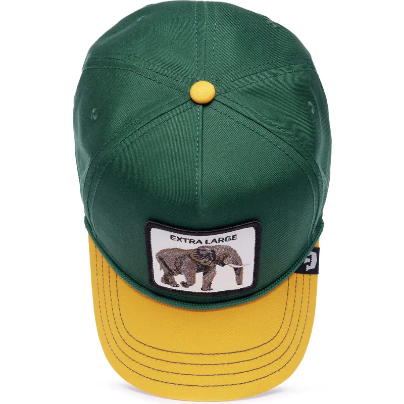 mutsid-kumer-roheline-snapback-extra-large-100-the-farm-all-over-canvas-the-farm-goorin-bros