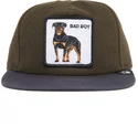 mutsid-lame-roheline-snapback-perro-rottweiler-bad-boy-top-dog-the-farm-flats-the-farm-de-goorin-bros