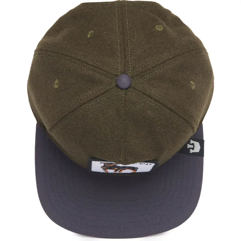 mutsid-lame-roheline-snapback-bad-boy-top-dog-the-farm-flats-the-farm-goorin-bros