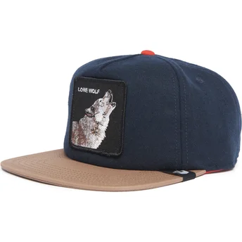 Cap lame navy blue snapback The Farm de Goorin Bros.